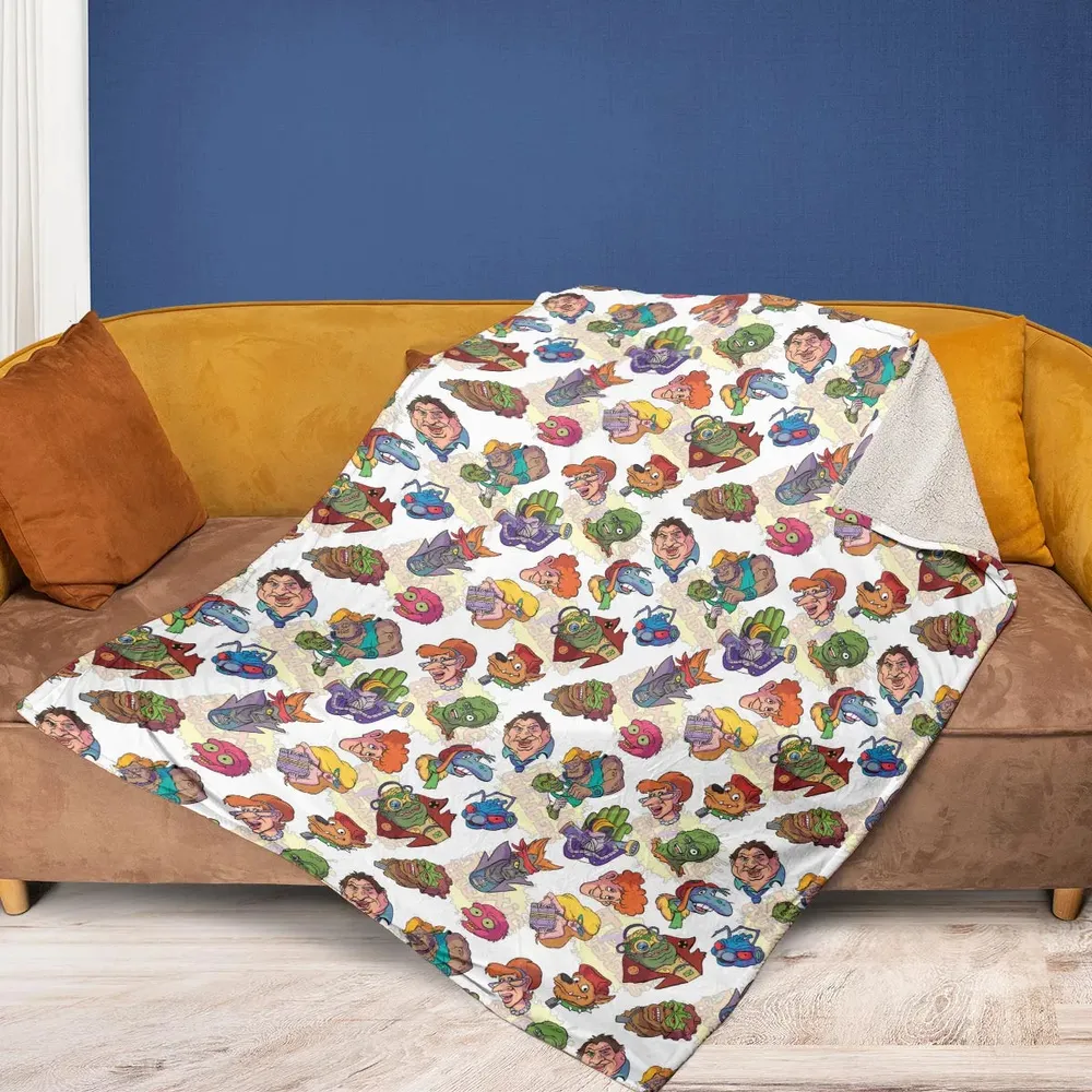 Mutant Merch Toxic Crusaders Fleece Blanket - 2