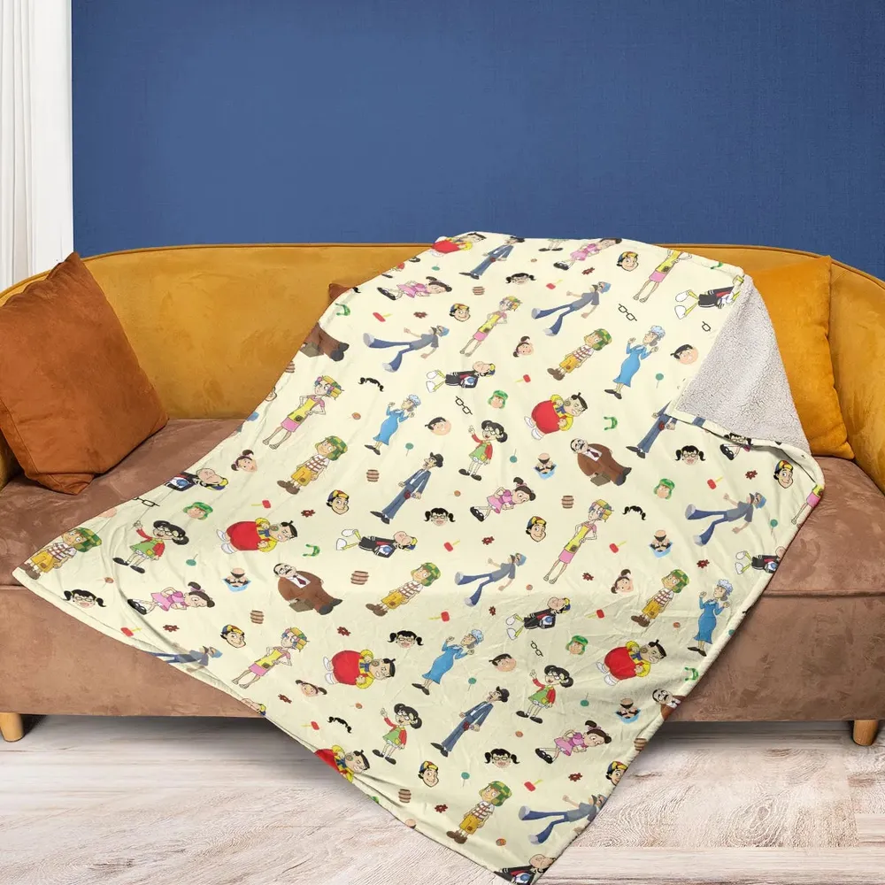 El Chavo Cartoon Characters Fleece Blanket - 2