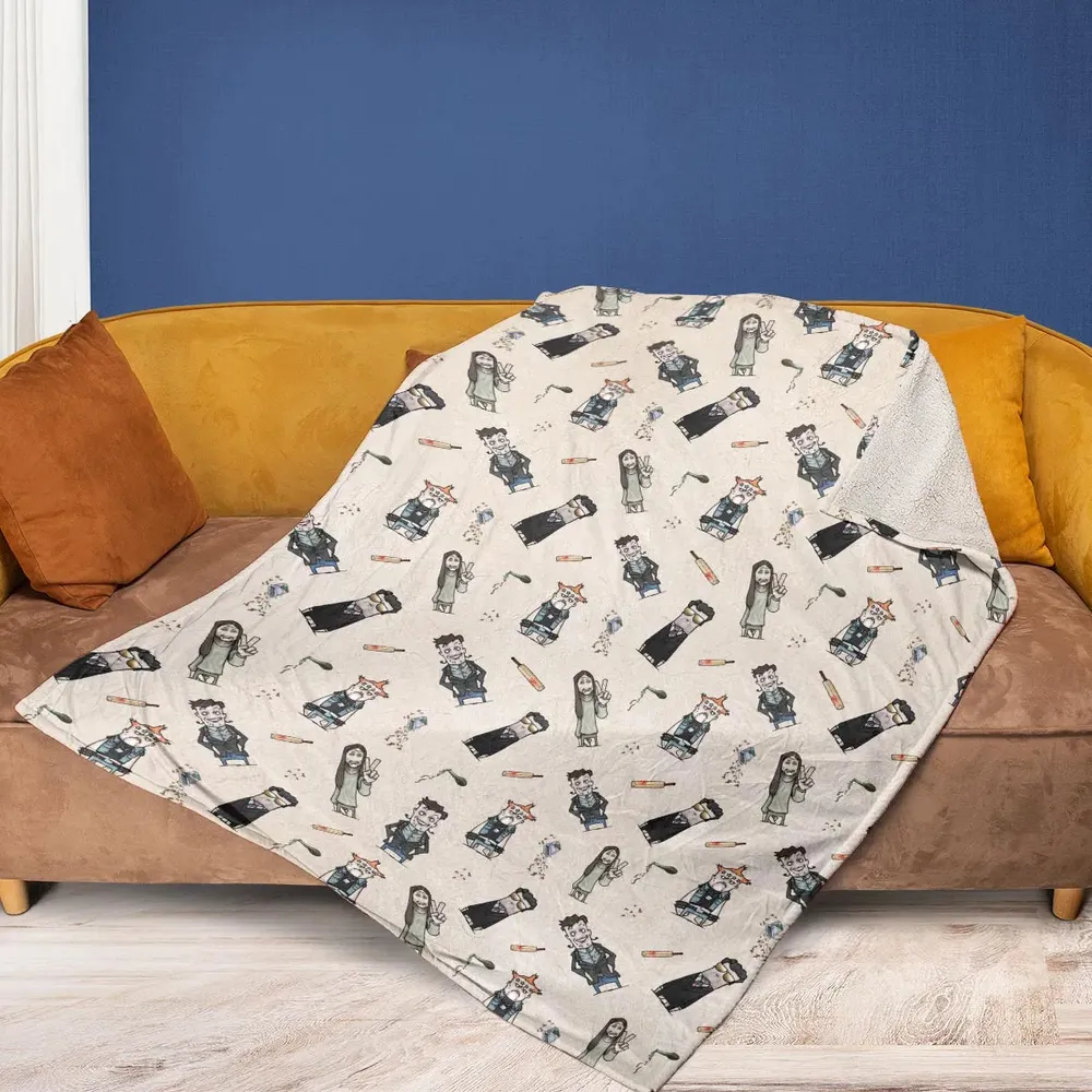 80s Madness The Young Ones Fleece Blanket - 2
