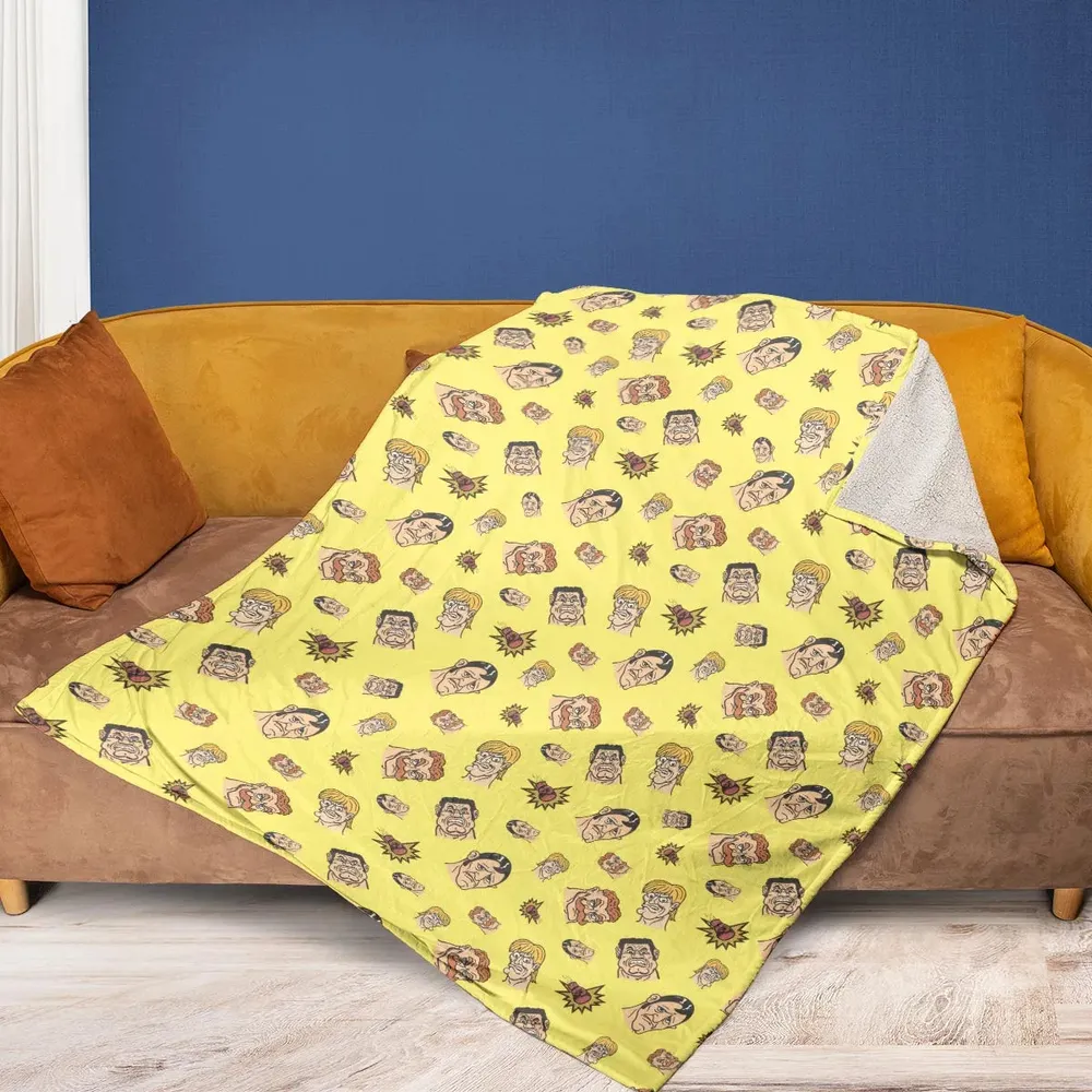Retro Ring Kings Punch-out Fleece Blanket - 2
