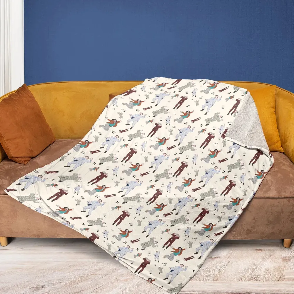 News Team Assemble Anchorman Fleece Blanket - 2