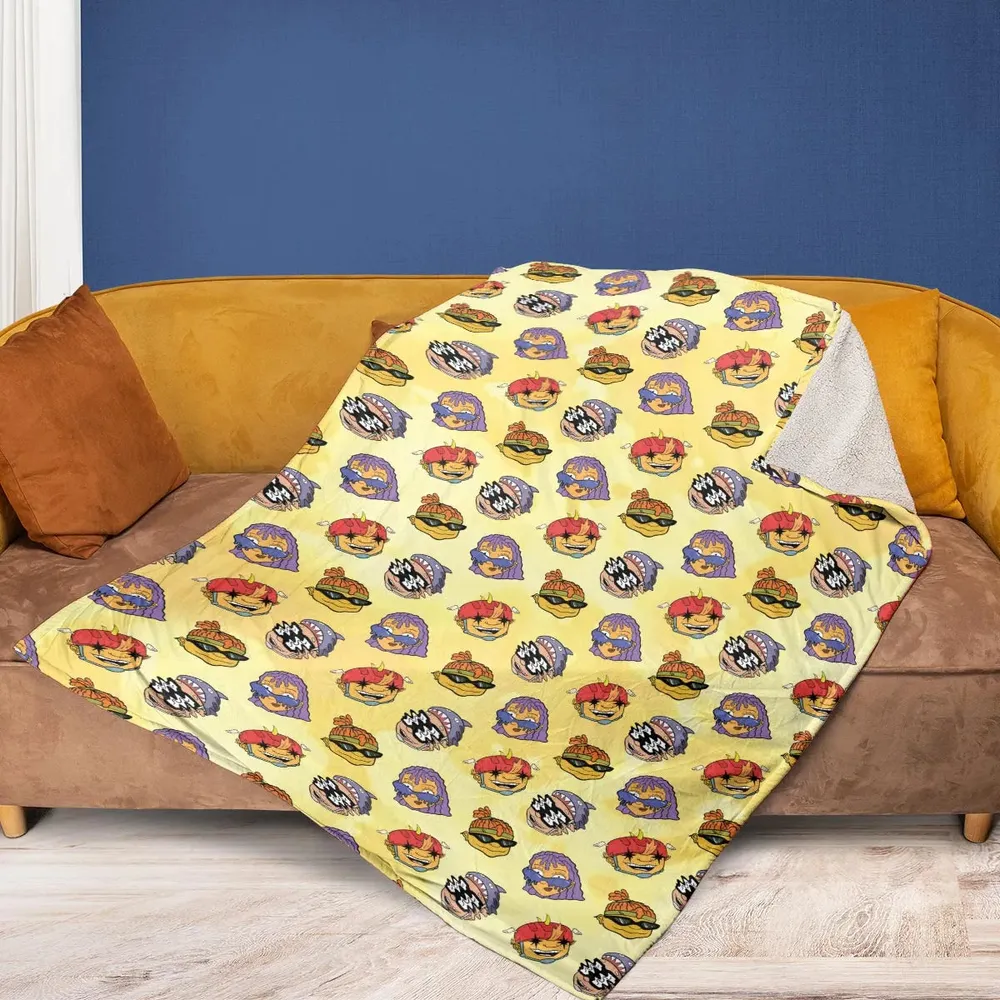 Stay Rad Rocket Power Fleece Blanket - 2