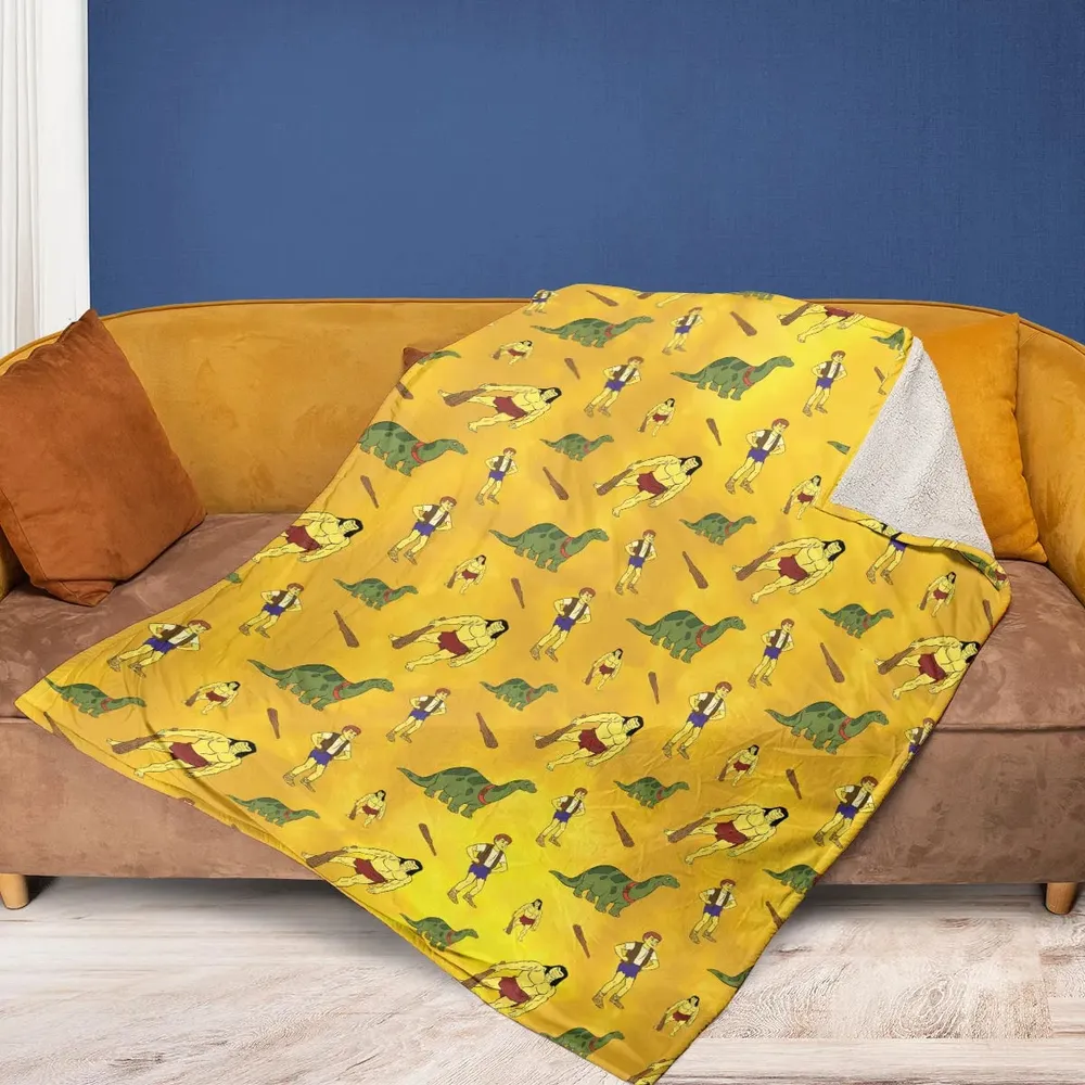 Dino Boy in the Lost Valley Fleece Blanket - 2