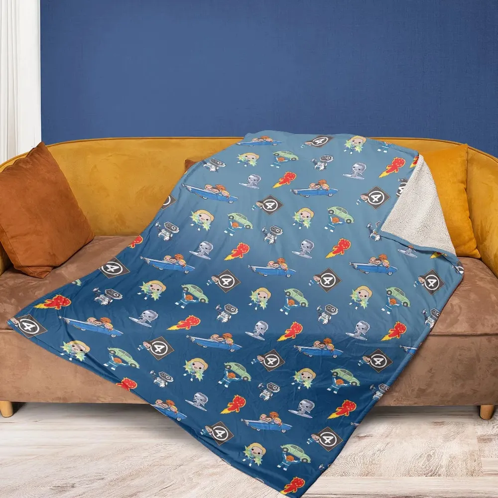 Power Up Fantastic Four Fleece Blanket - 2