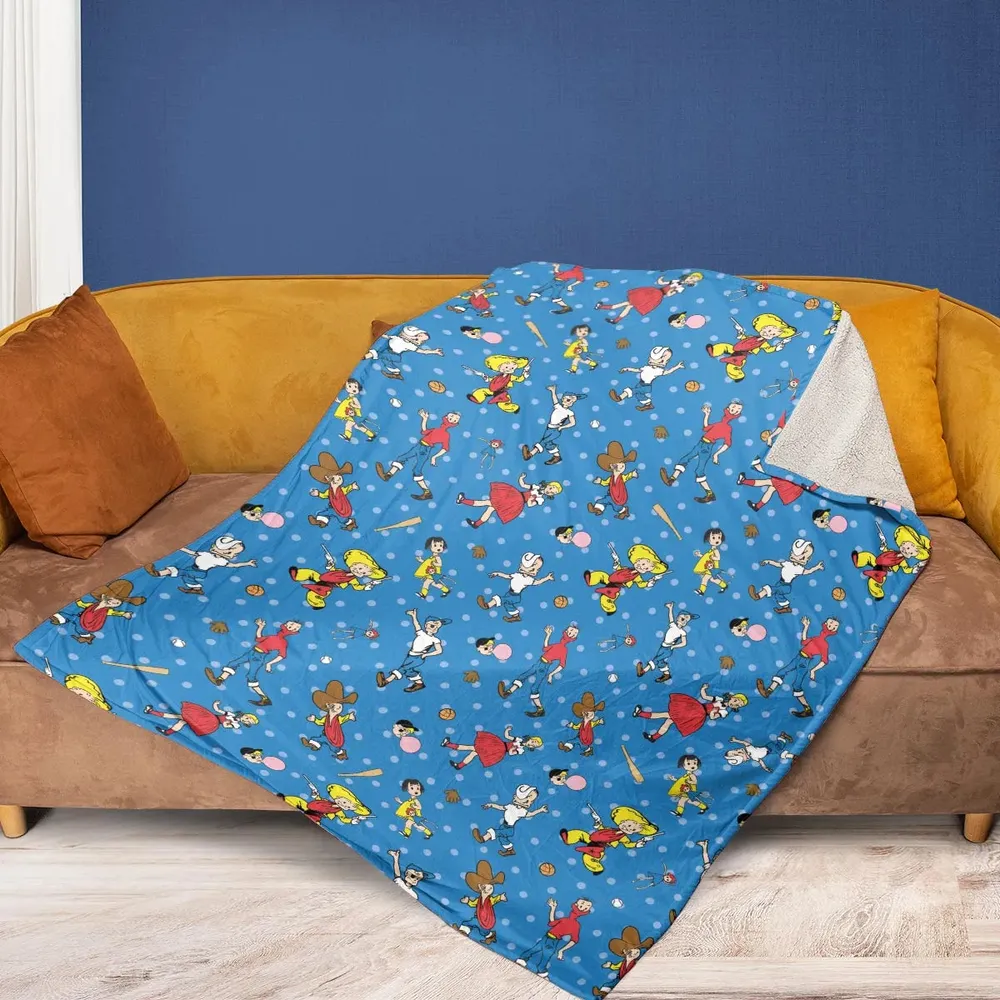Bazooka Joe and His Friends Fleece Blanket - 2