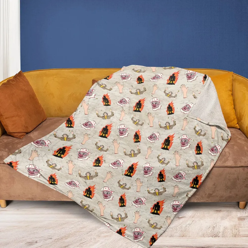 The Wicker Man Pattern Fleece Blanket - 2