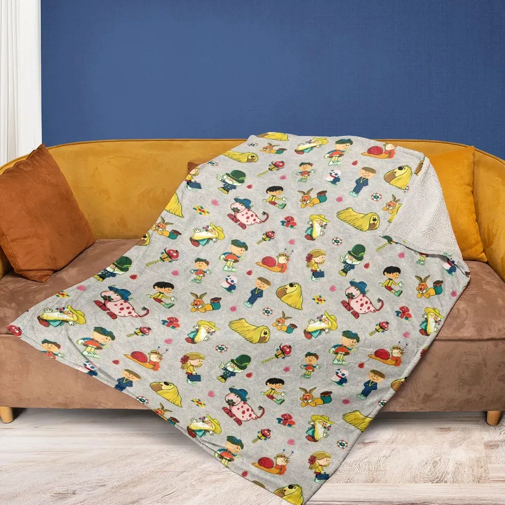 The Magic Roundabout Characters Fleece Blanket - 2