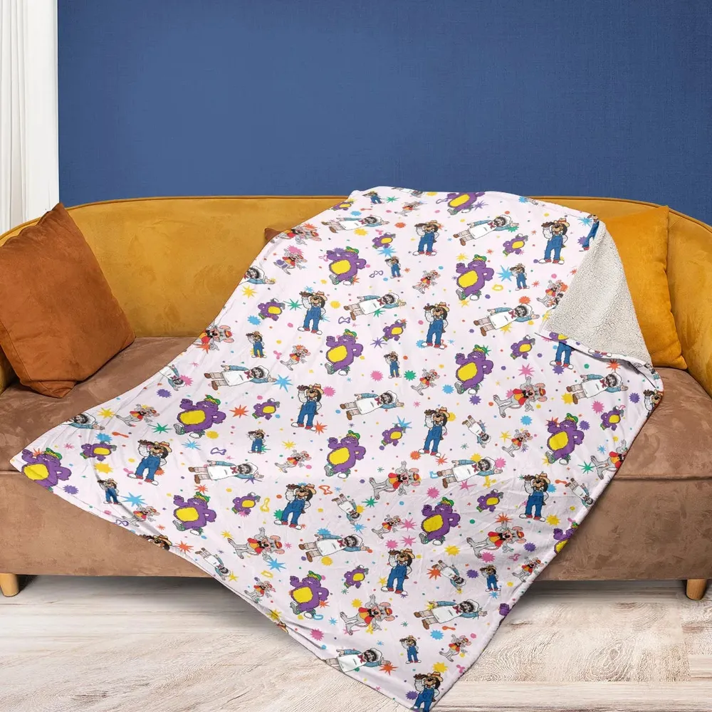 Cheezer Weezer Chuck E Cheese Fleece Blanket - 2