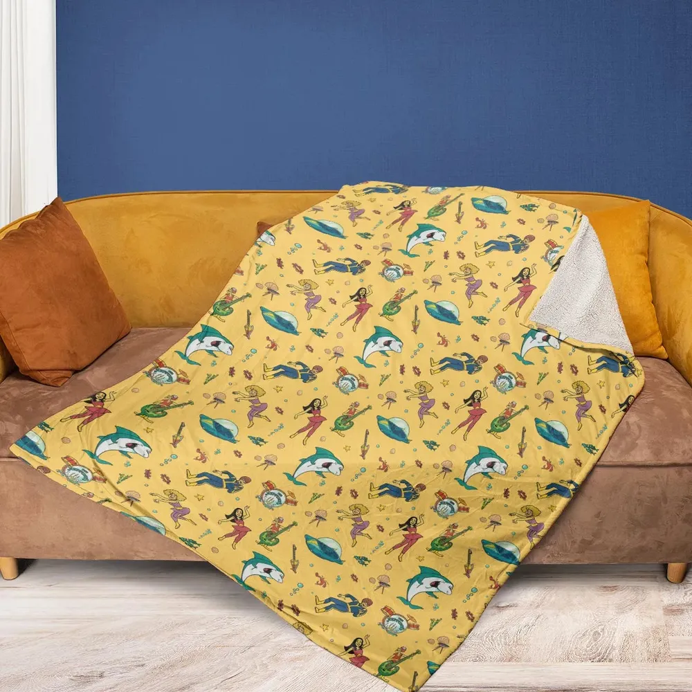 Undersea Style Jabberjaw Fleece Blanket - 2