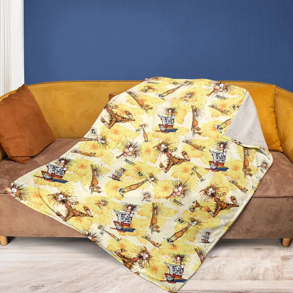 Bill The Cat Bloom County Fleece Blanket - 2