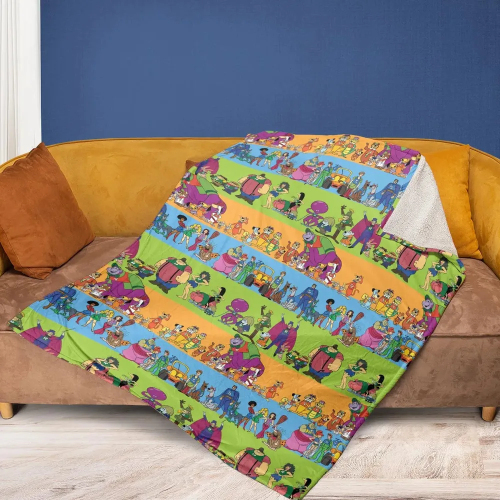 Yogi Yahooeys Scooby Doodies Really Rottens Laffalympics Fleece Blanket - 2