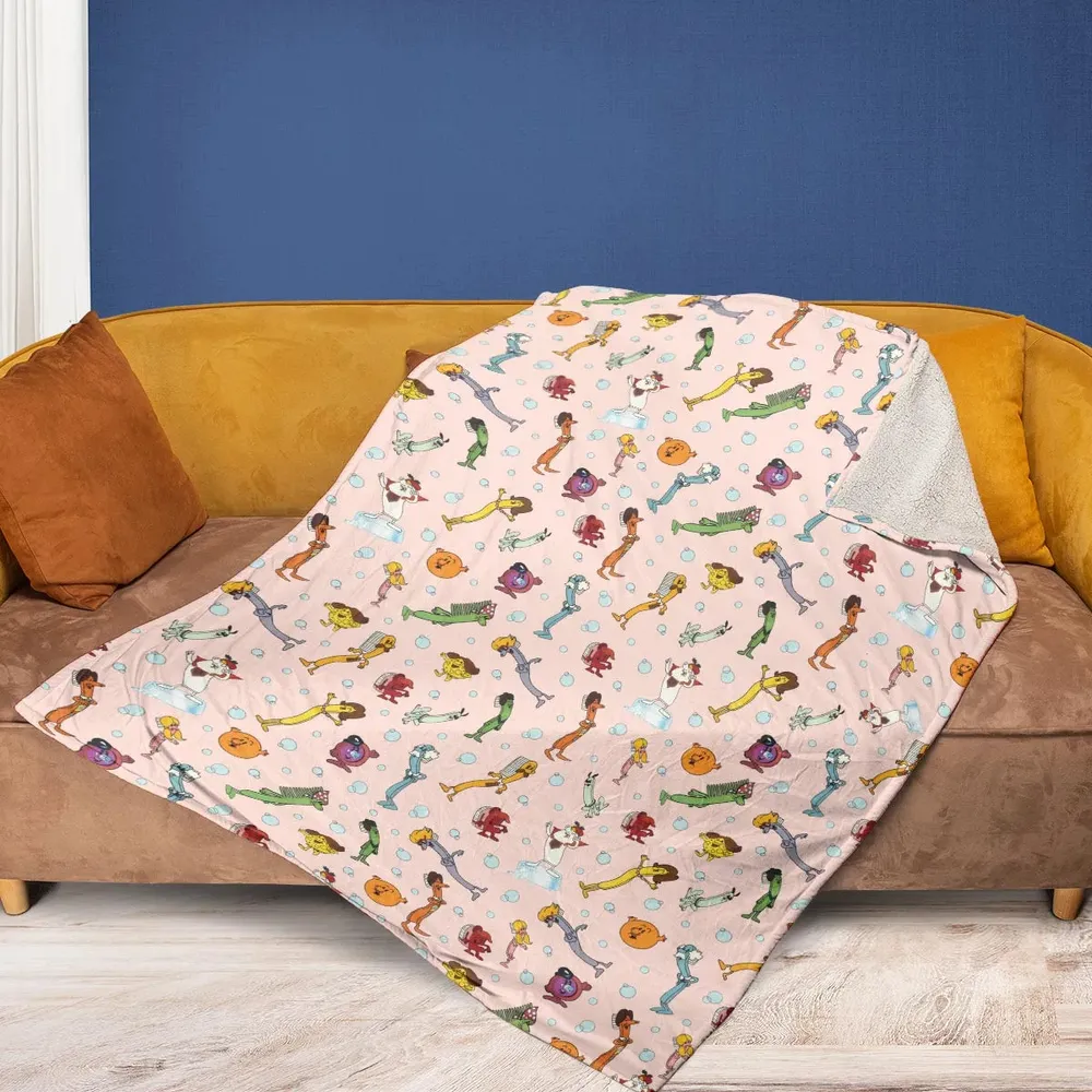 Brush Your Teeth Toothbrush Family Fleece Blanket - 2