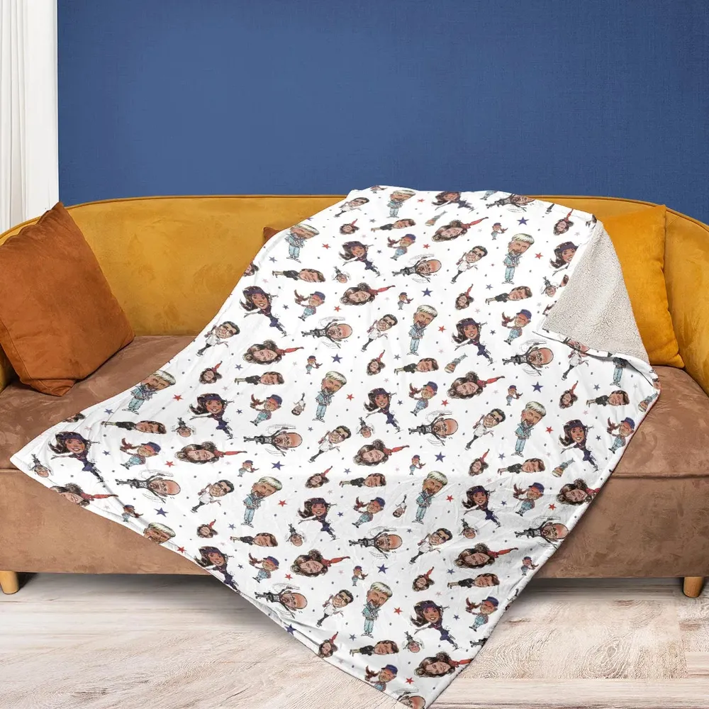 Red White Blaine Waiting For Guffman Fleece Blanket - 2