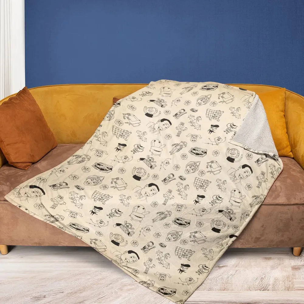 Pee-Wee's Playhouse Characters Fleece Blanket - 2