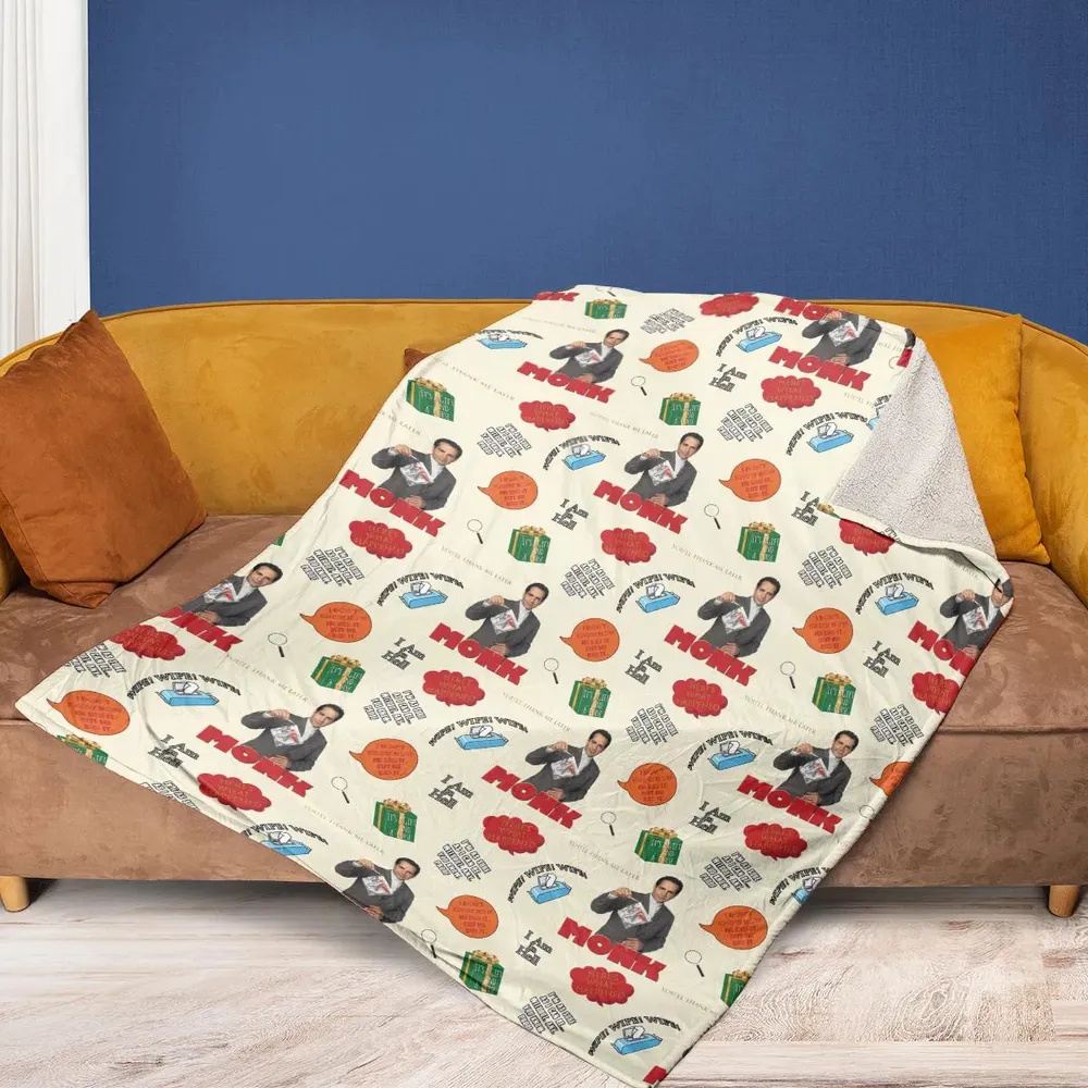 Here’s What Happened Monk Fleece Blanket - 2
