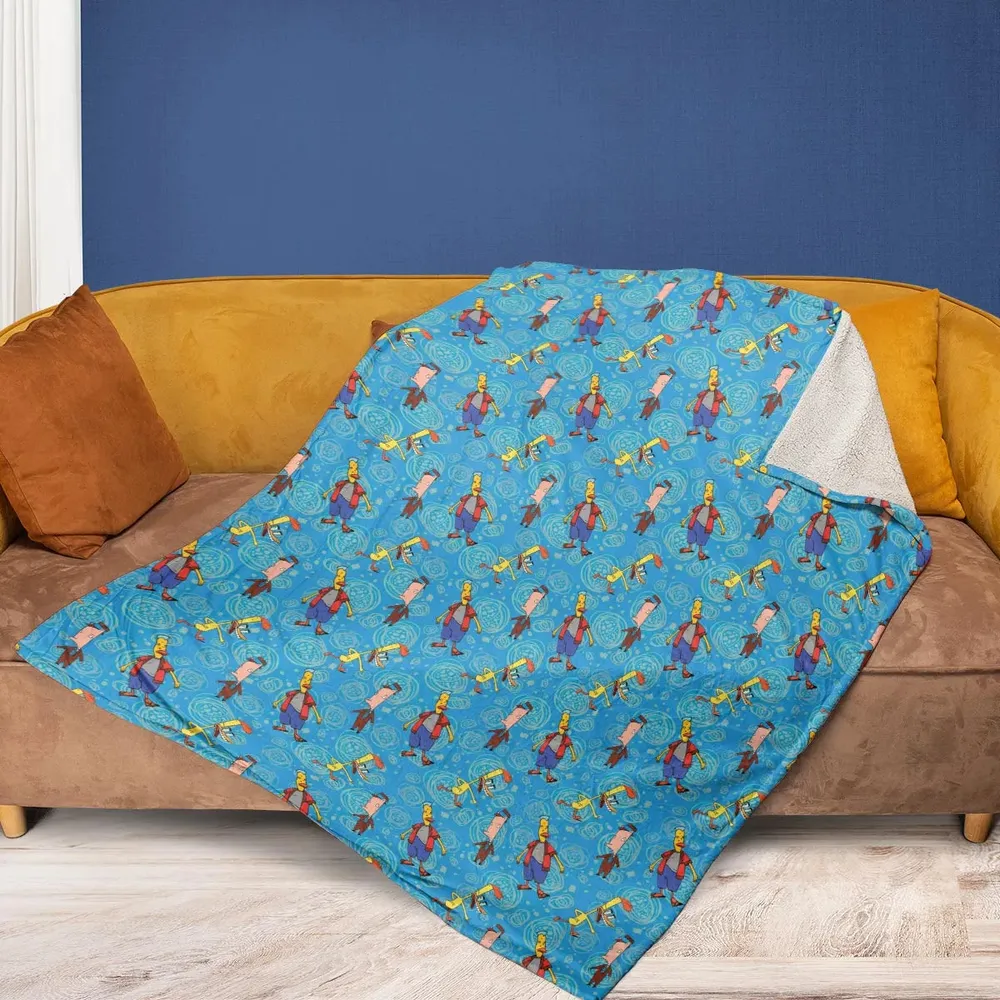 Animated Attitude Duckman Fleece Blanket - 2
