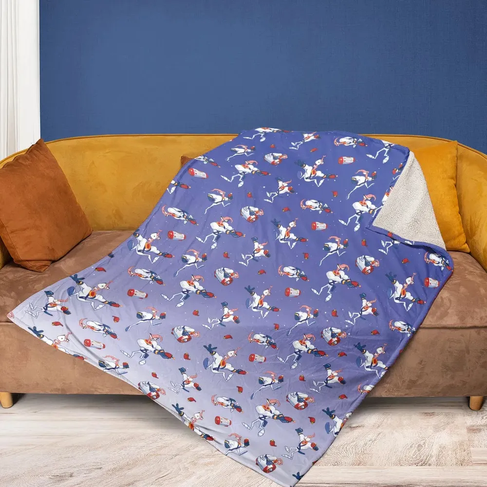 Ungroovy Earthworm Jim Fleece Blanket - 2
