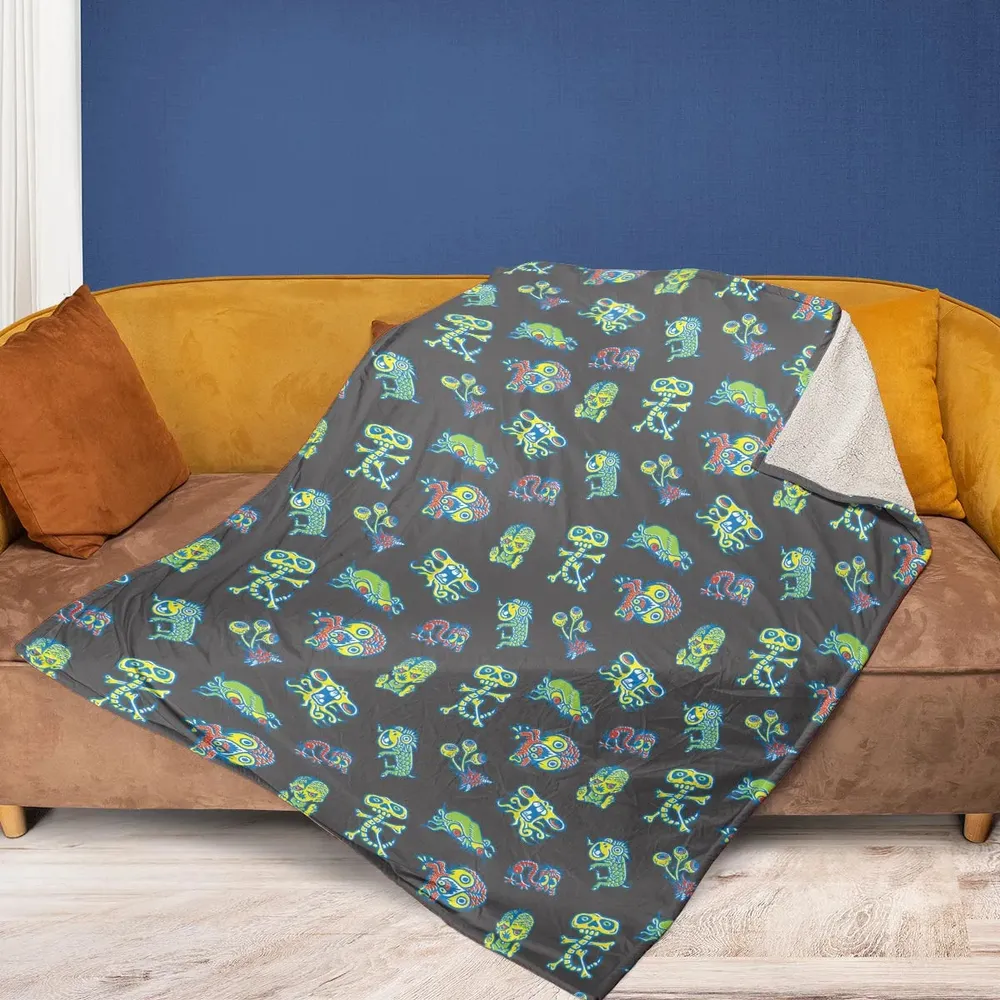 How To Use Monster Tatoos Fleece Blanket - 2