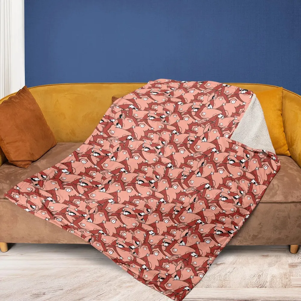 Smashing Threads Nigel Thornberry Fleece Blanket - 2