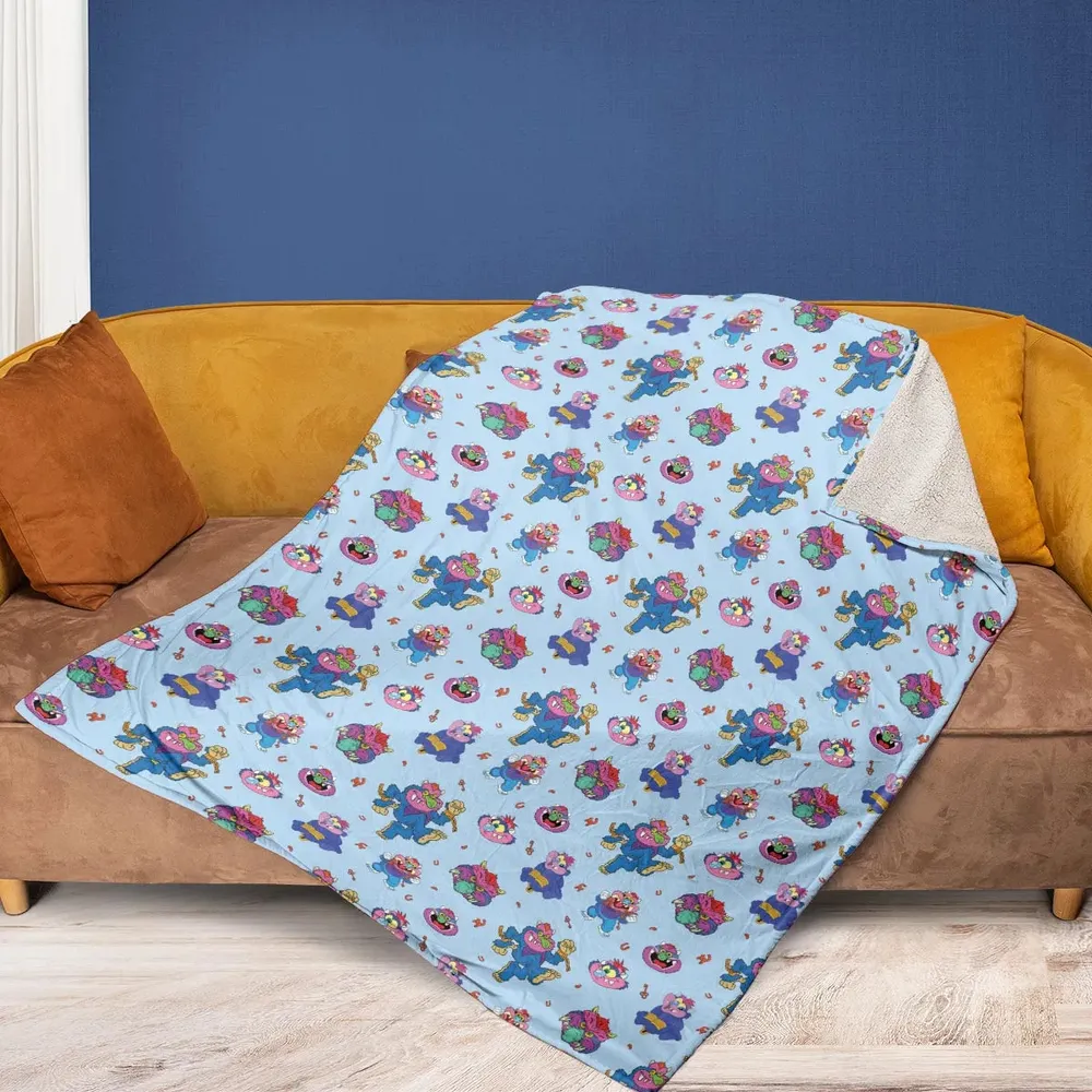 Blue Monster My Pet Monster Fleece Blanket - 2