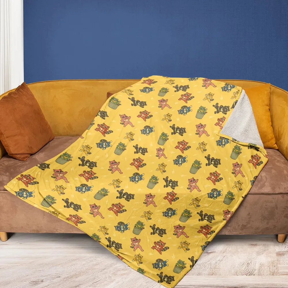 Morphin Time Trash Panda Fleece Blanket - 2