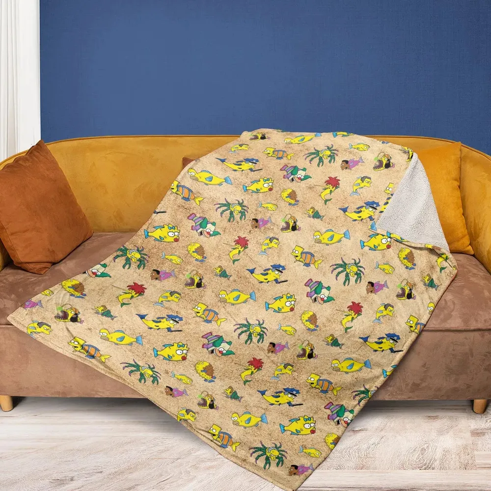 Shrimpsons The Simpsons Fleece Blanket - 2