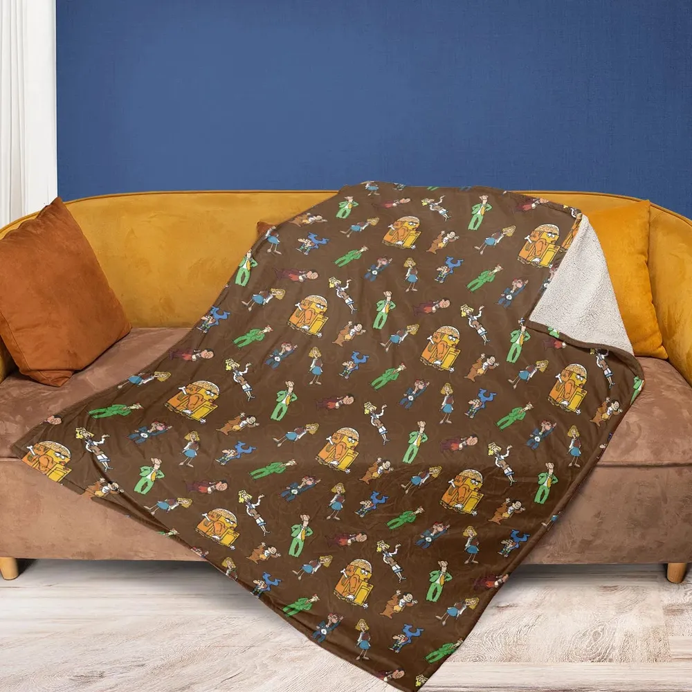 Grins and Smiles And Giggles And Laugh Fleece Blanket - 2