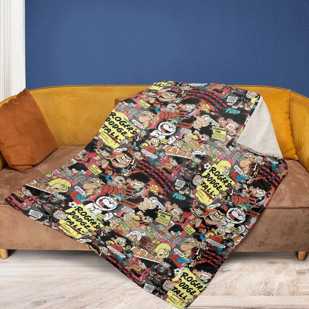 Retro Rebel Beano Fleece Blanket - 2