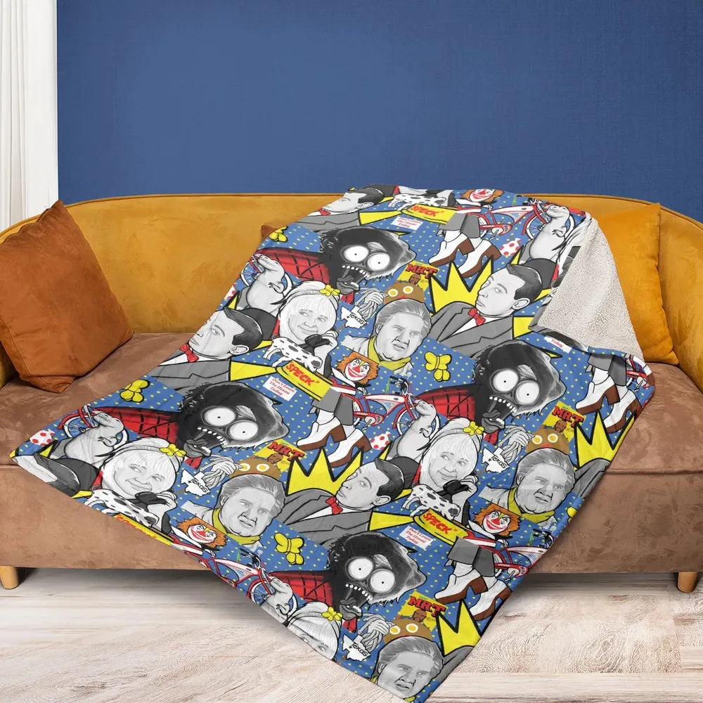 Don't Leave The House Today Pee Wee's Big Adventure Fleece Blanket - 2