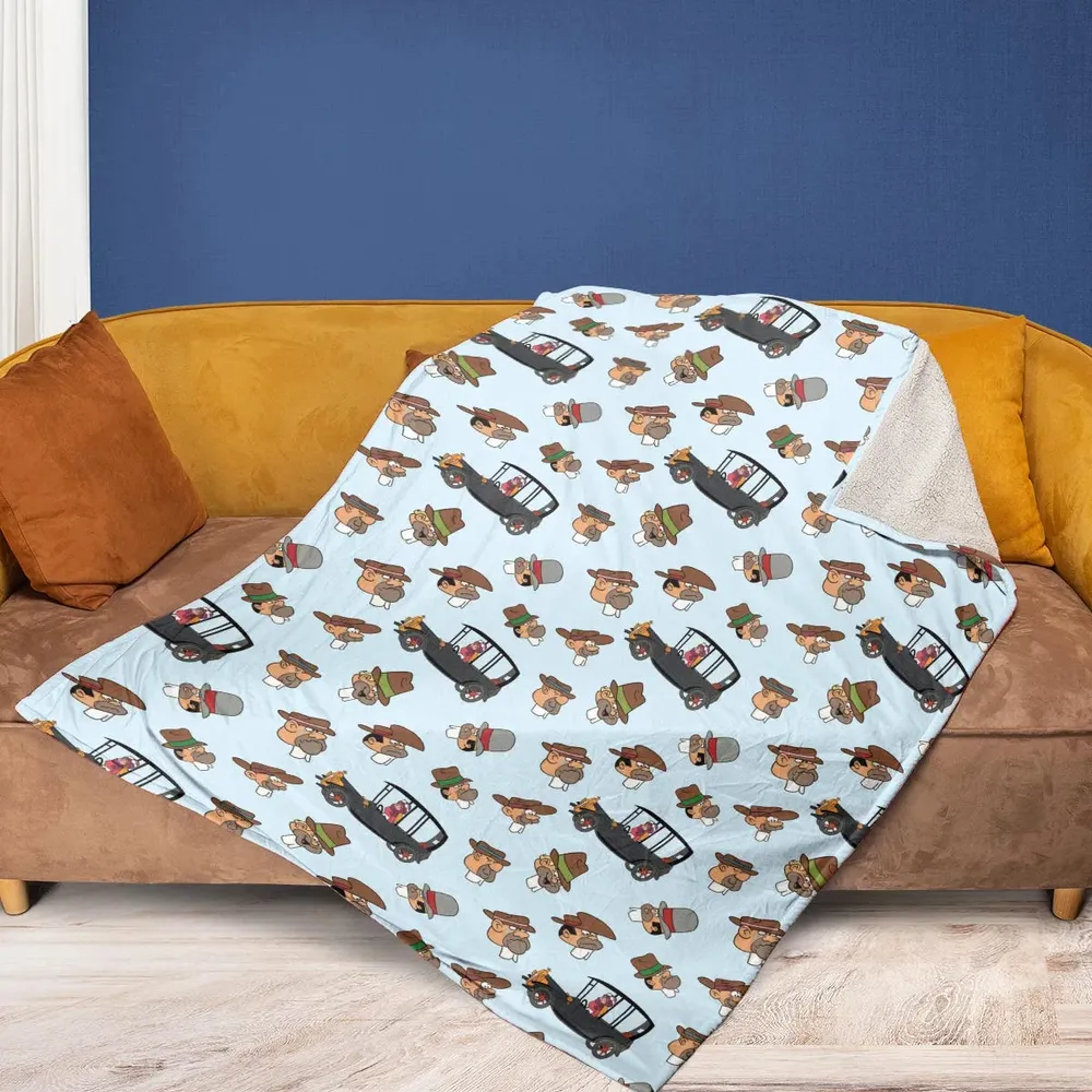 The Perils of Penelope Pitstop Fleece Blanket - 2