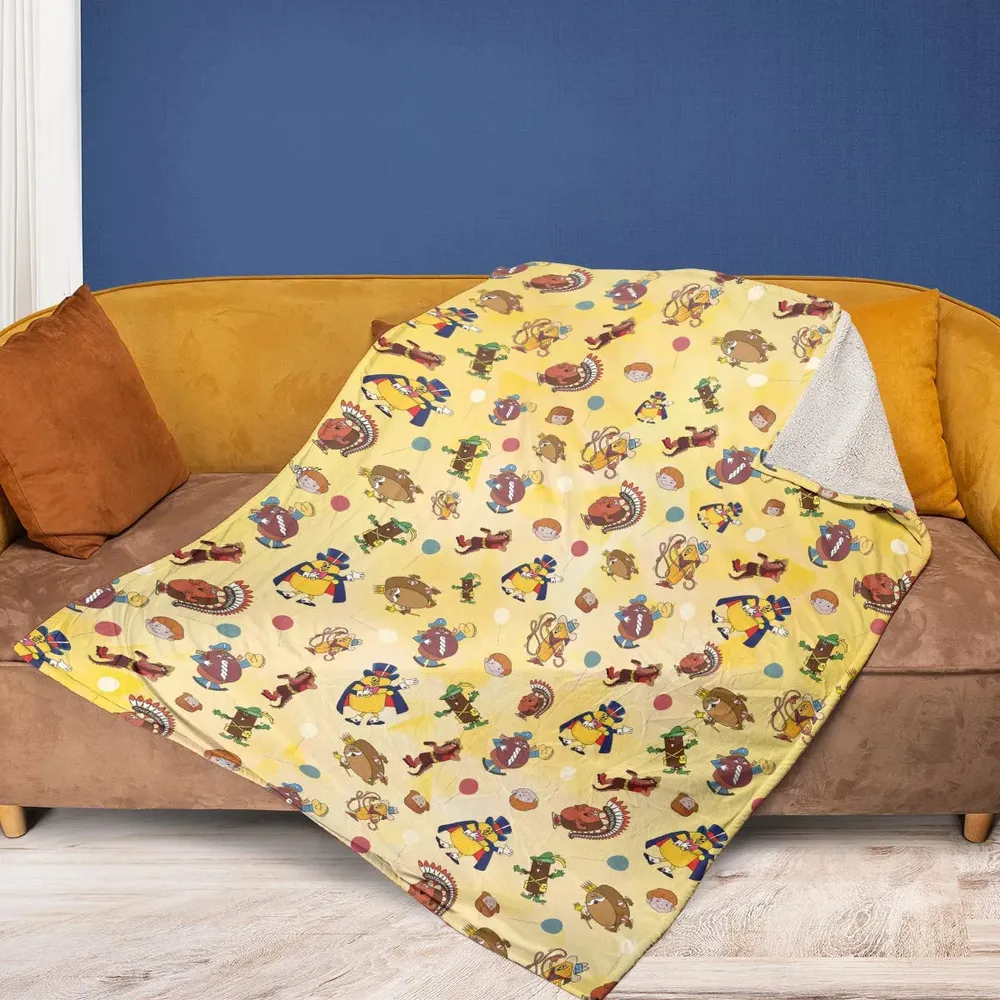 Hostess Gang Mascot Characters Fleece Blanket - 2