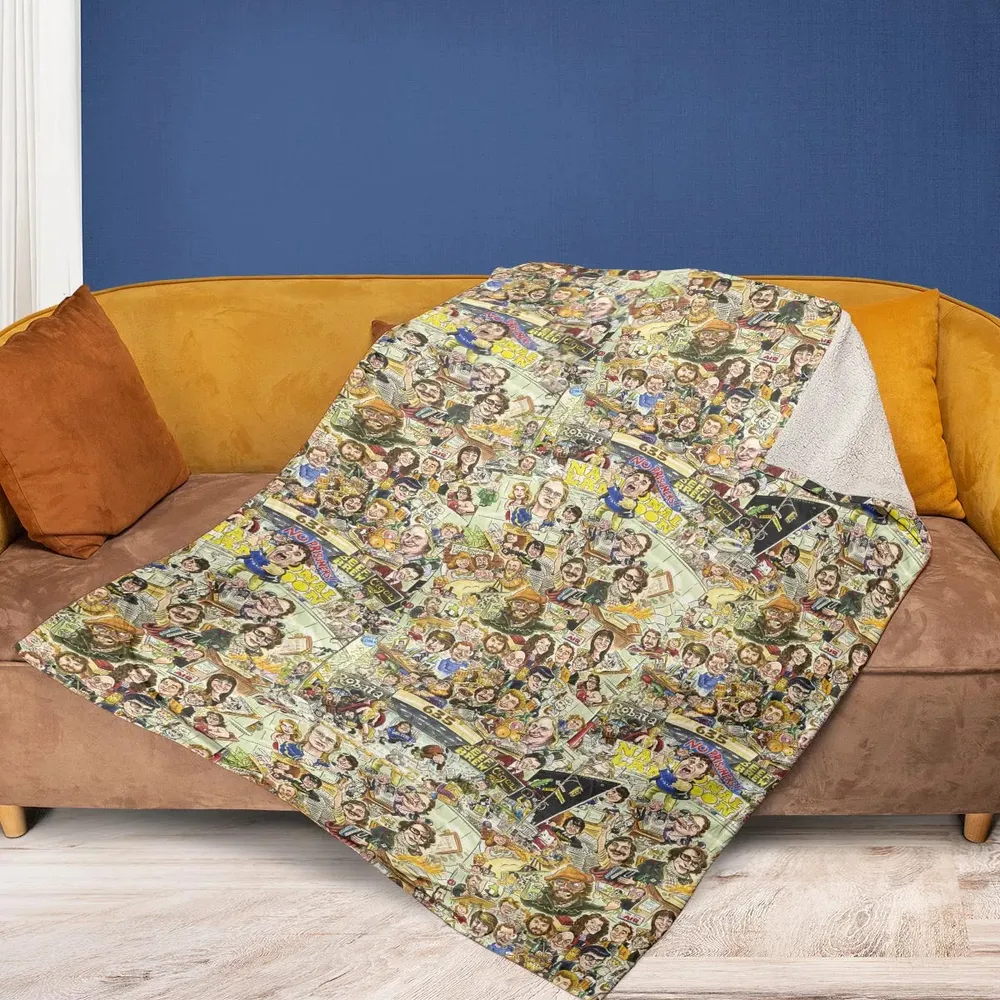 Drunk Stoned Brilliant Dead Fleece Blanket - 2