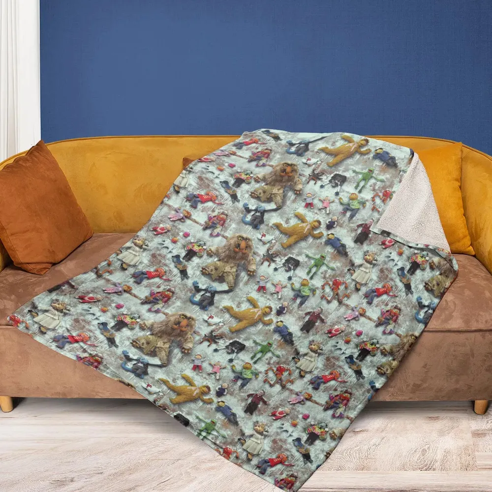 Together Again The Muppet Show Fleece Blanket - 2
