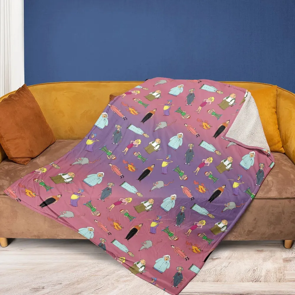 The Completely Mental Misadventures of Ed Grimley Characters Fleece Blanket - 2