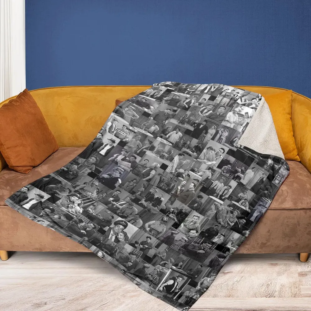 To The Moon The Honeymooners Fleece Blanket - 2