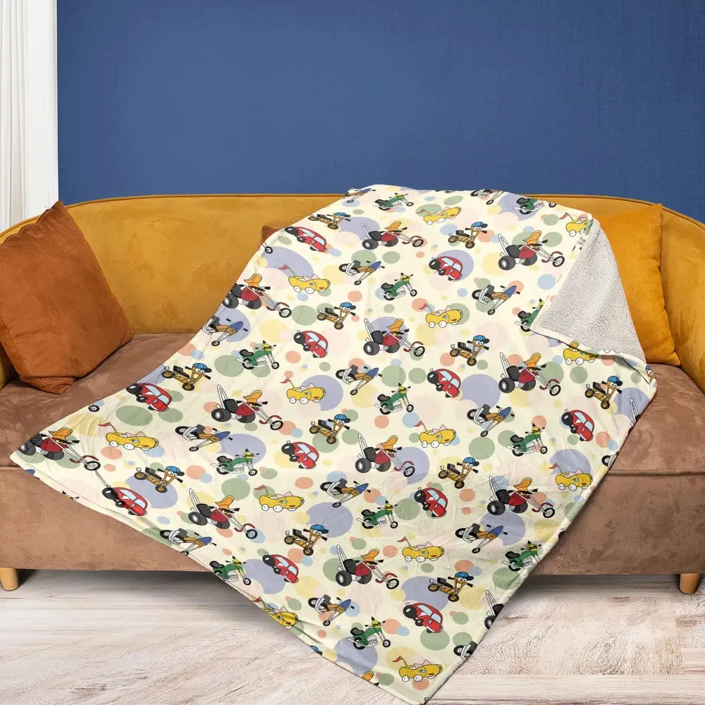 Wheelie and the Chopper Bunch Fleece Blanket - 2