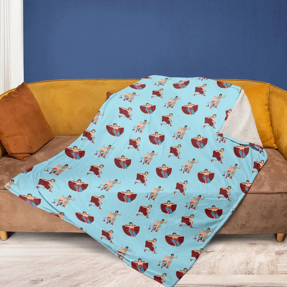 Wrestle Style Nacho Libre Fleece Blanket - 2