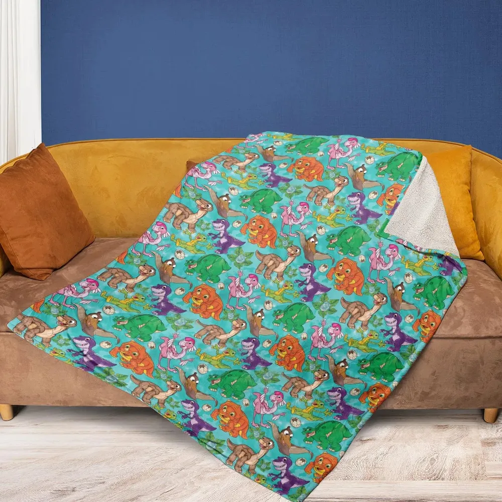 Squad Goals The Land Before Time Fleece Blanket - 2