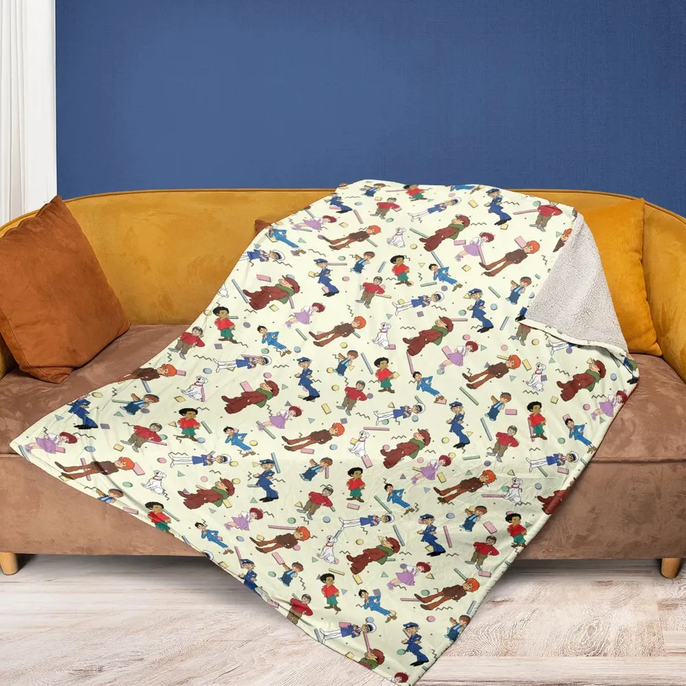 The Little Rascals Cartoon Characters Fleece Blanket - 2