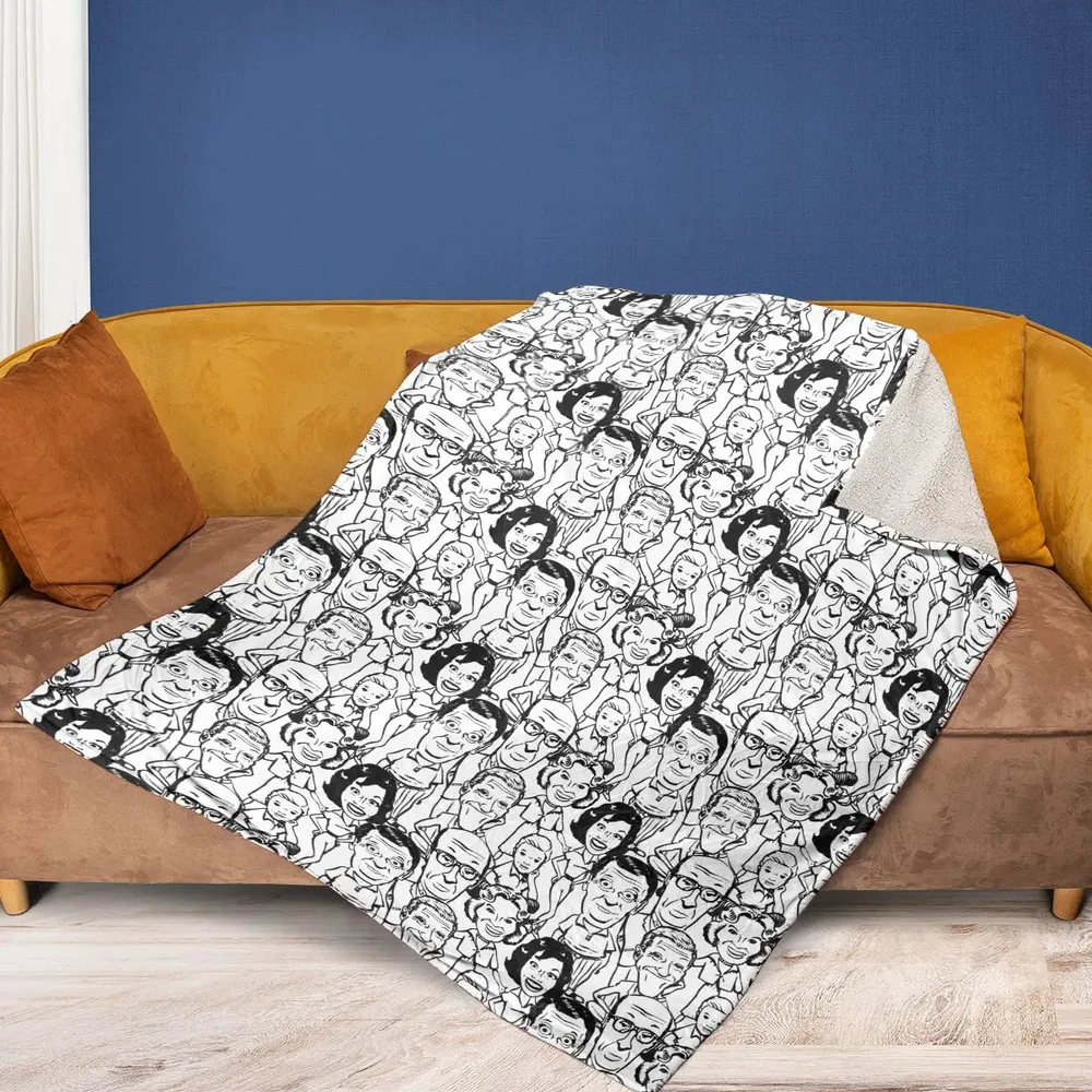 Vintage Dick Van Dyke Show Fleece Blanket - 2