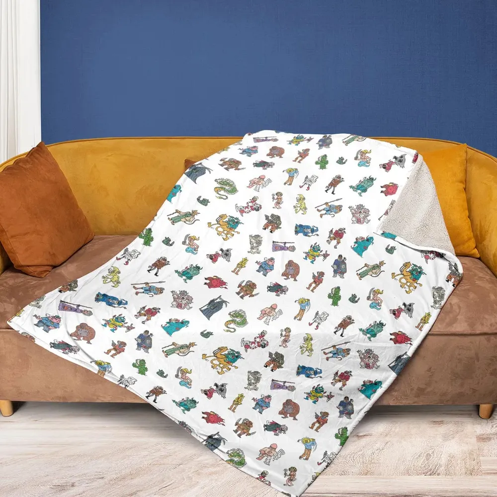 Characters Of Scumby Fleece Blanket - 2