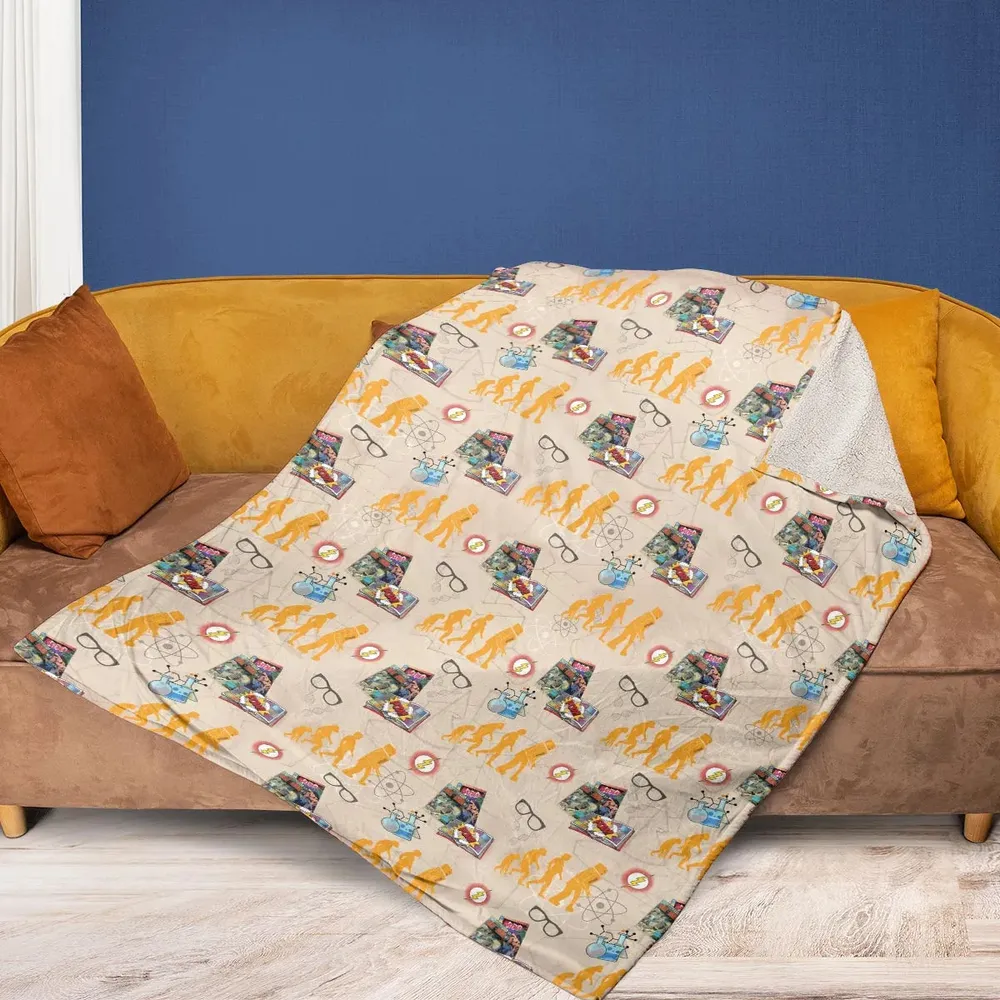 Geek Alert The Big Bang Theory Fleece Blanket - 2
