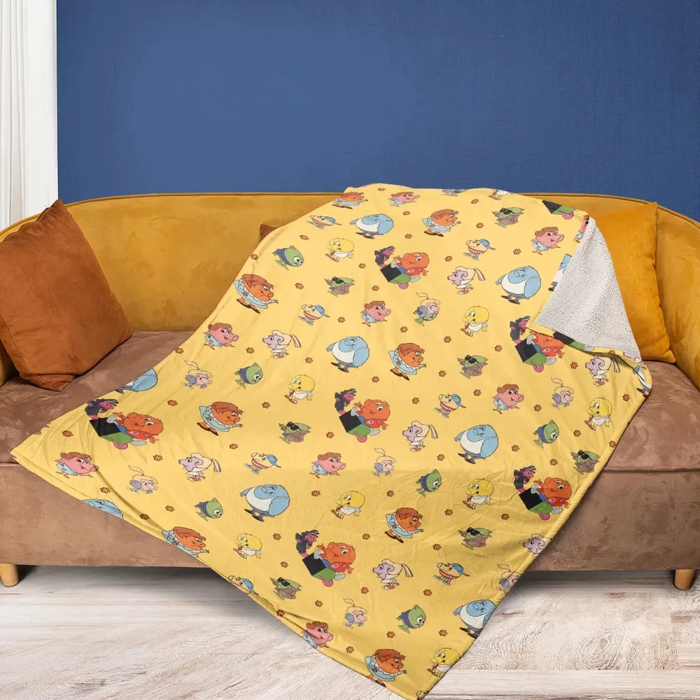 80s Arcade Game Qbert Fleece Blanket - 2
