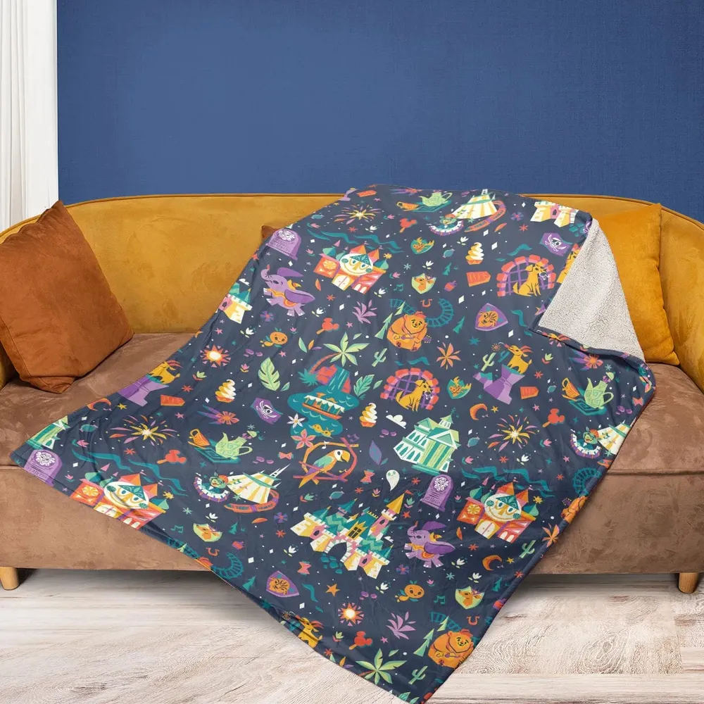 Magic Kingdom Theme Fleece Blanket - 2