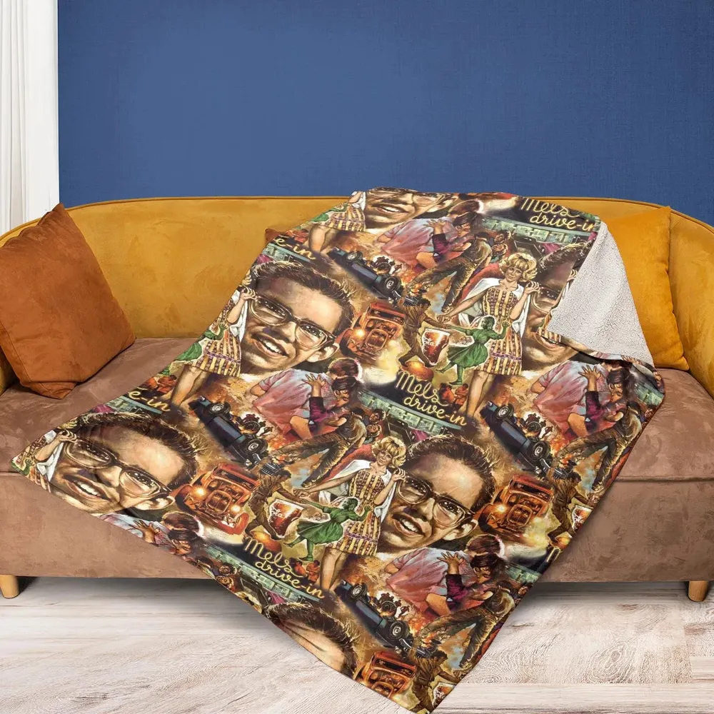 American Graffiti' cast on the movie Fleece Blanket - 2