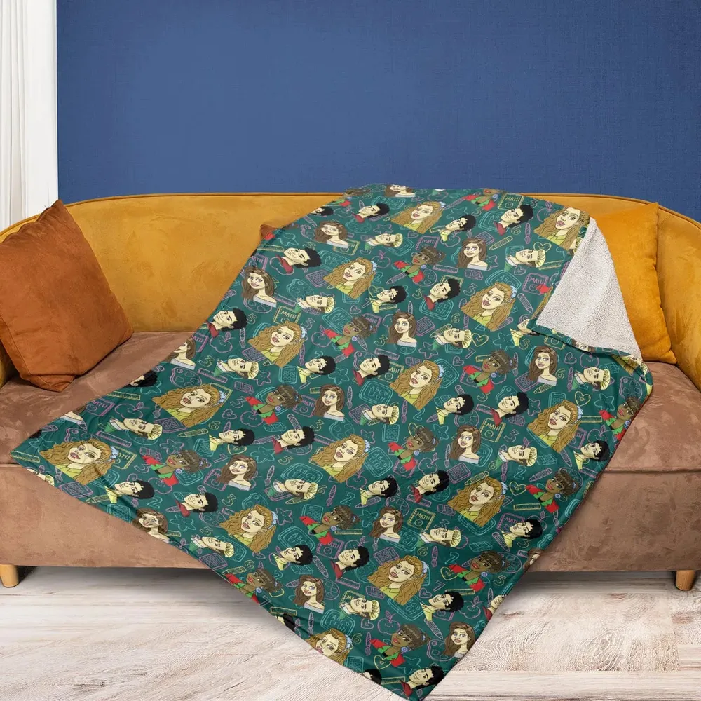 Class of 93' Saved By The Bell Fleece Blanket - 2