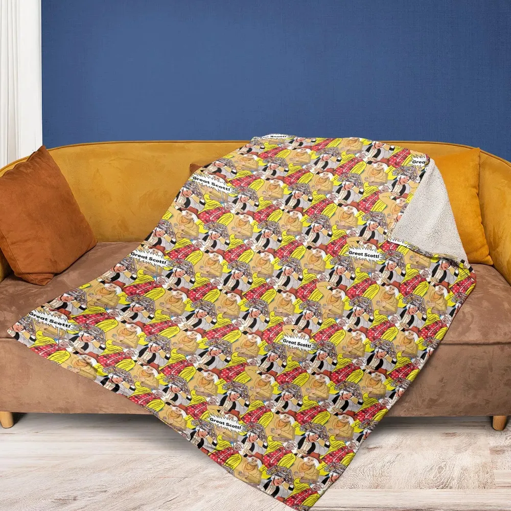 Great Scott Back to the Future Fleece Blanket - 2