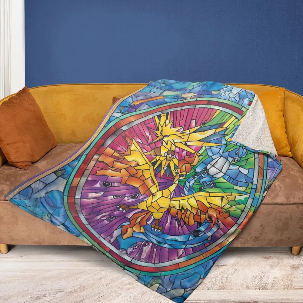 Legendary Birds Pokemon Fleece Blanket - 2
