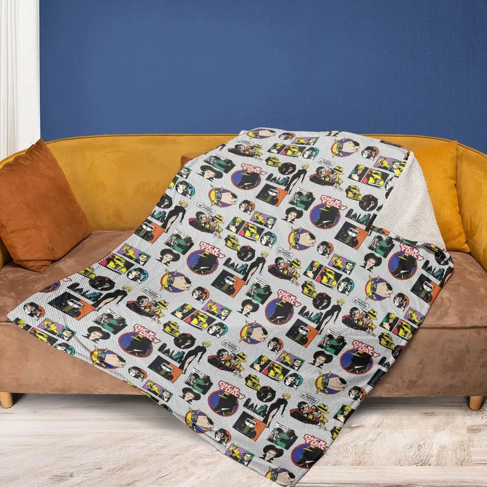 Vintage 90s Dick Tracy Fleece Blanket - 2