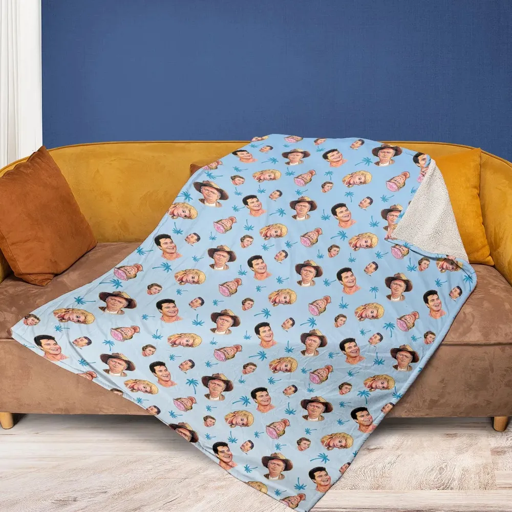Summer Vibe The Beverly Hillbillies Characters Fleece Blanket - 2